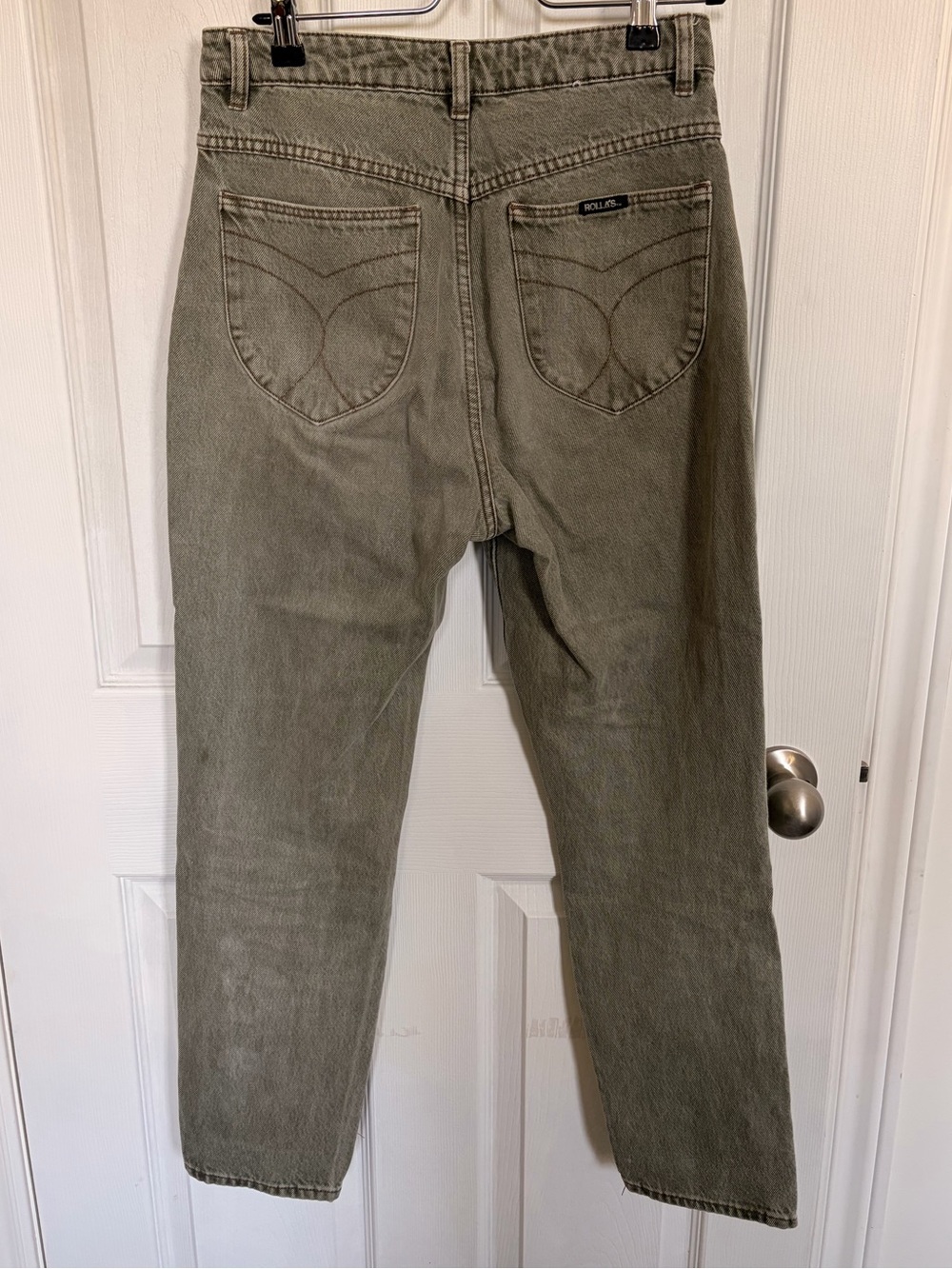 Rolla’s Dusters High Rise Slim | Olive - Picture 2 of 11